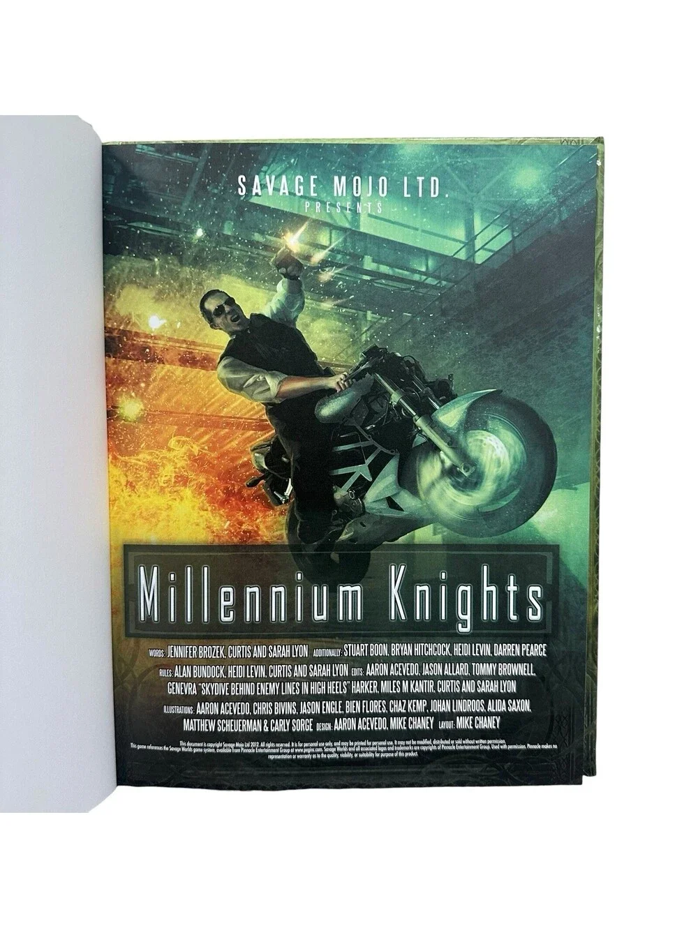 Savage Mojo RPG's Millennium Knights (Savage Worlds) NM